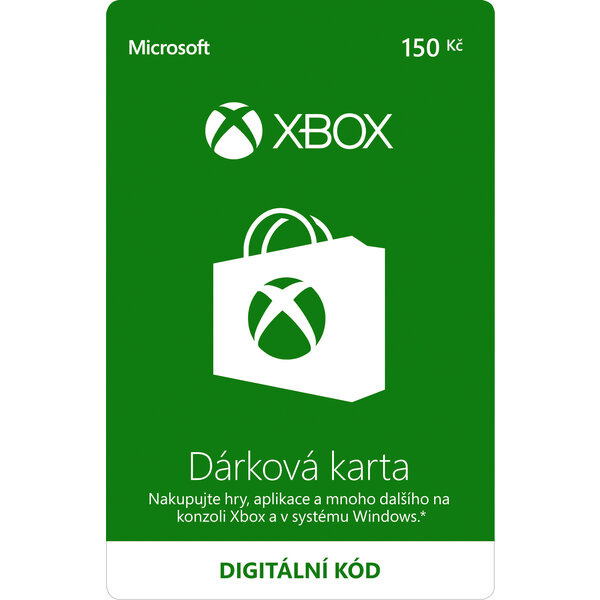 Xbox Live - kredit 150 Kč (digitální verze)