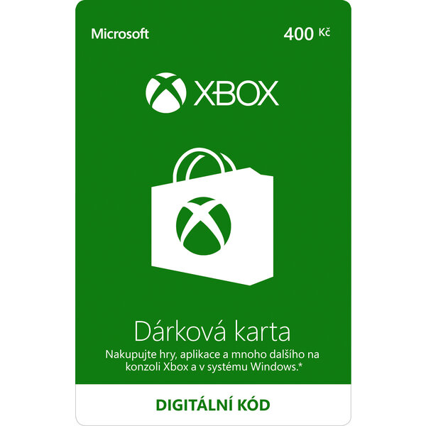 Xbox Live - kredit 400 Kč (digitální verze)