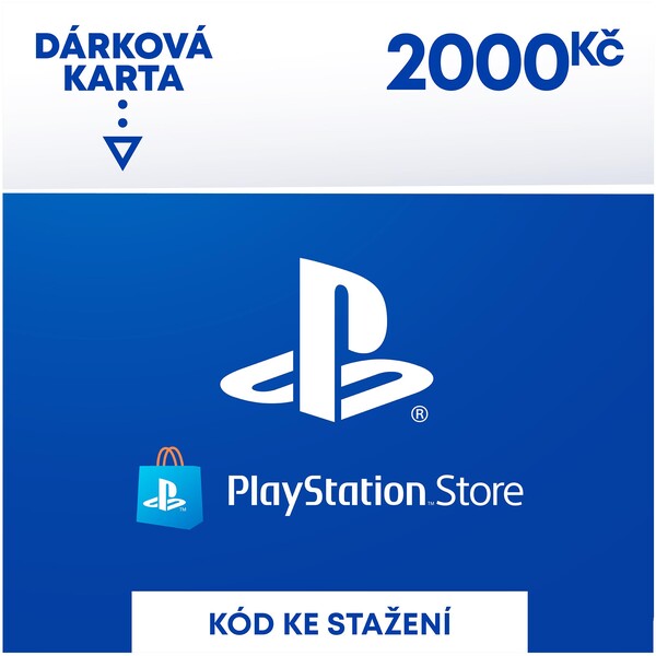 PlayStation Store - Dárková karta 2000 Kč (digitální verze)