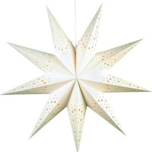 Bílá světelná dekorace s vánočním motivem ø 75 cm Solvalla – Markslöjd. Nejlepší hlášky