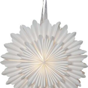 Bílá světelná dekorace s vánočním motivem Crystal – Star Trading. Nejlepší hlášky