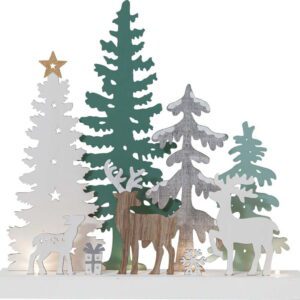 Bílá světelná dekorace s vánočním motivem Reinbek – Star Trading. Nejlepší hlášky