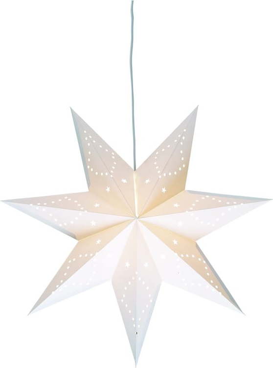 Bílá světelná dekorace s vánočním motivem ø 75 cm Saturnus – Markslöjd. Nejlepší hlášky