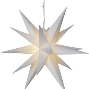 Bílá venkovní světelná dekorace s vánočním motivem Alice – Star Trading. Nejlepší hlášky