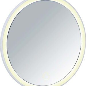 Bílé zrcadlo s LED osvícením Wenko Isola. Nejlepší hlášky