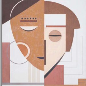 Ručně malovaný obraz 80x100 cm Ethnic Face - Mauro Ferretti. Nejlepší hlášky